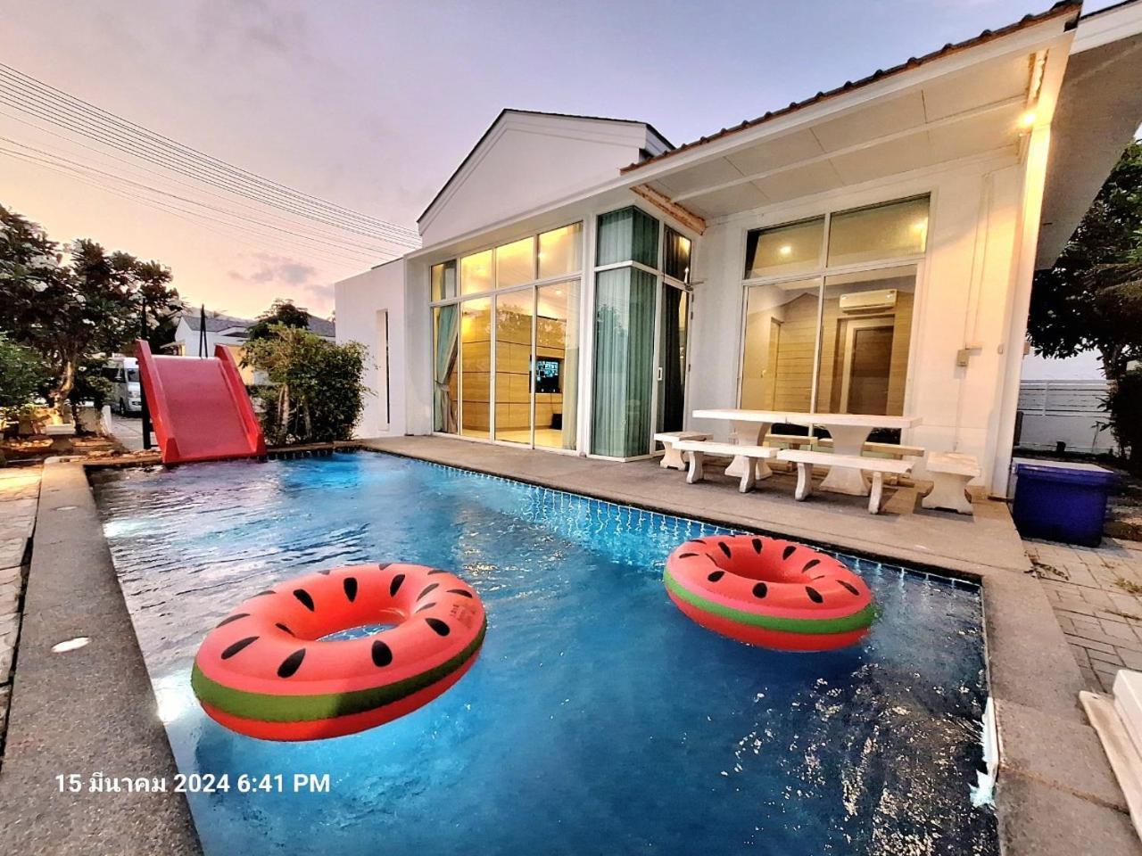 Beachtown Cha-Am Private Poolvilla From Beach 2Km Kültér fotó