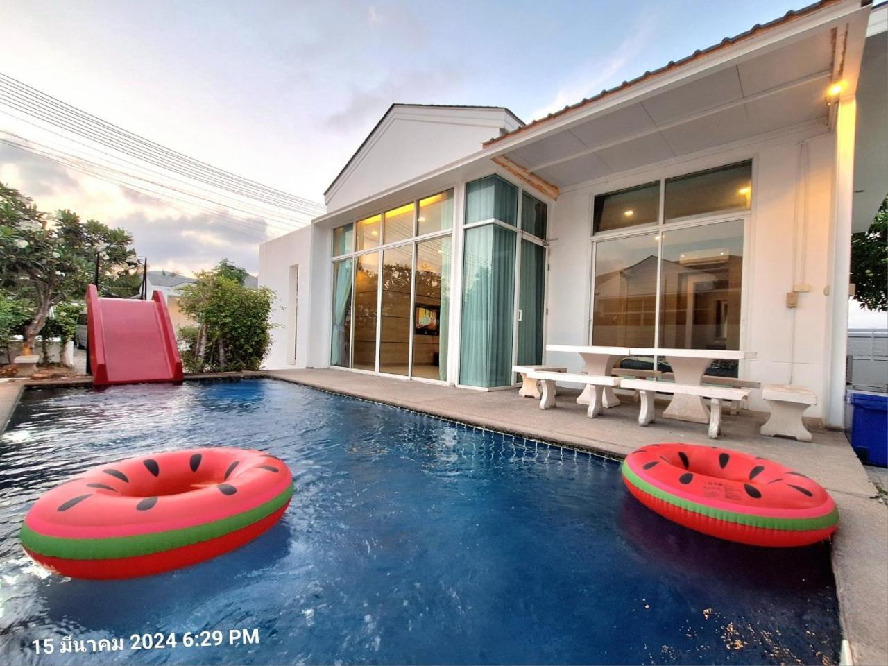 Beachtown Cha-Am Private Poolvilla From Beach 2Km Kültér fotó