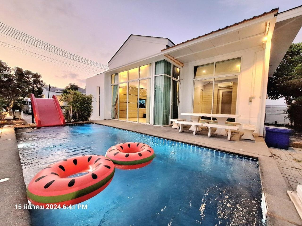 Beachtown Cha-Am Private Poolvilla From Beach 2Km Kültér fotó